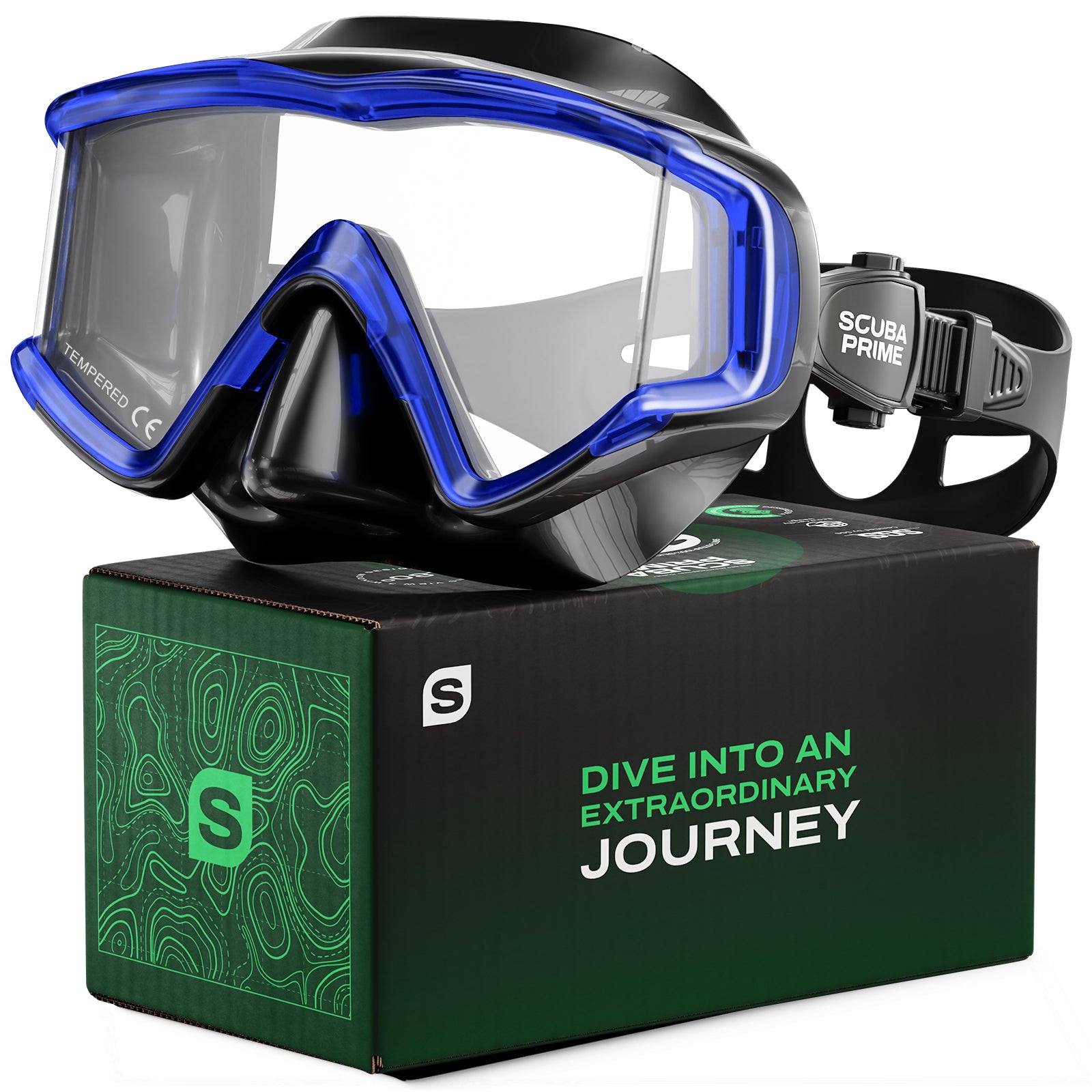 Scuba Prime Pano 3 Scuba Diving Mask Tempered Glass 180 Panoramic scuba-prime-pano-3-scuba-diving-mask-tempered-glass-180-panoramic